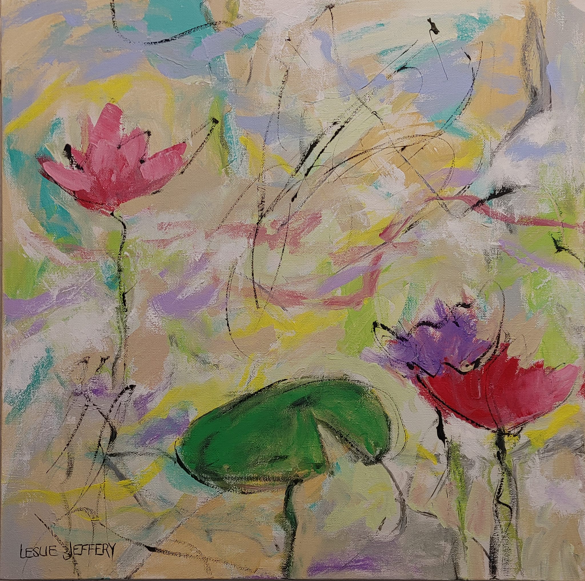 "WATER LILIES IN MY POND" #2